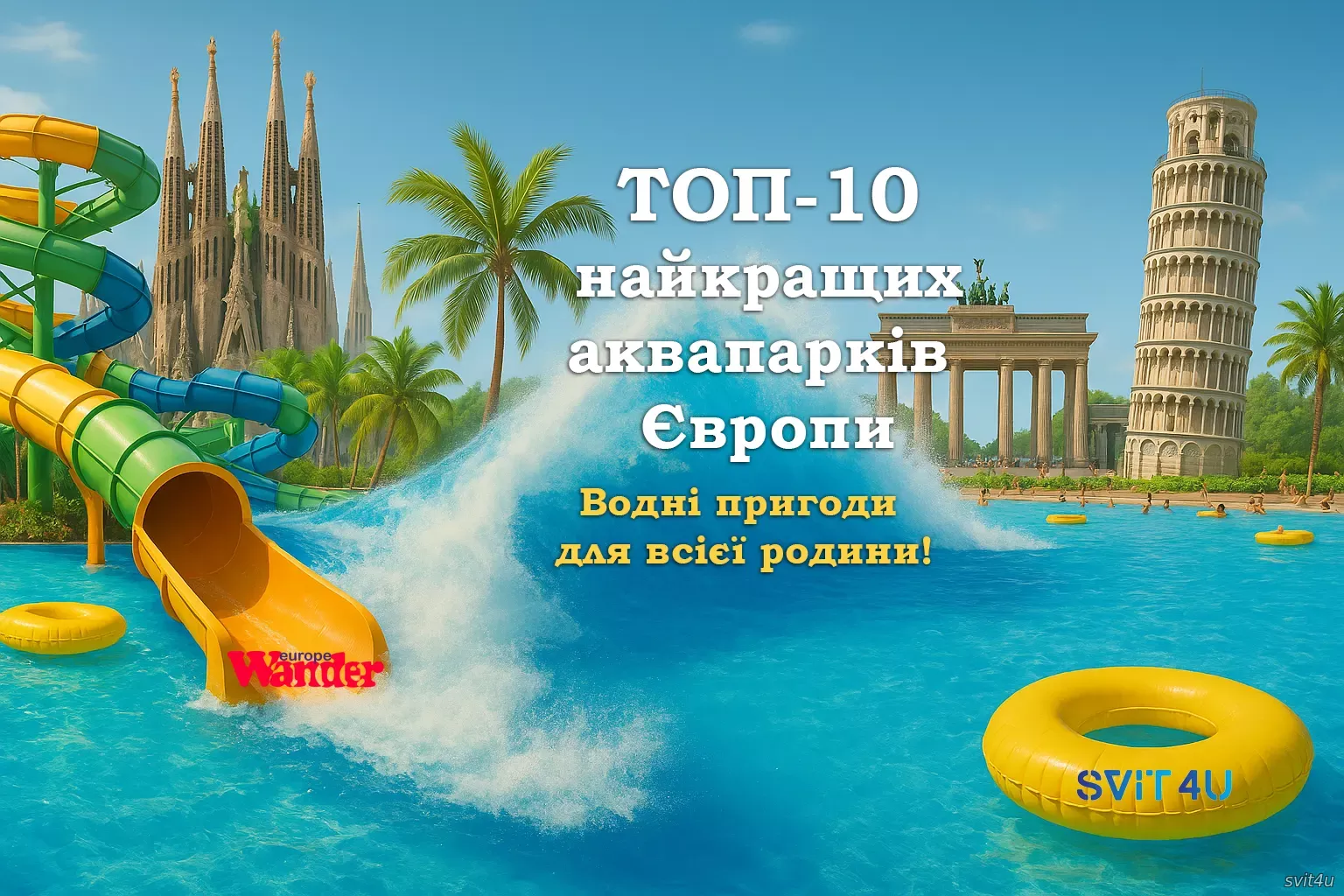 ТОП-10 найкращих аквапарків у Європі: де поринути у світ водних розваг